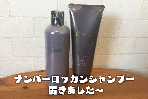 ナンバーロッカンシャンプー届く